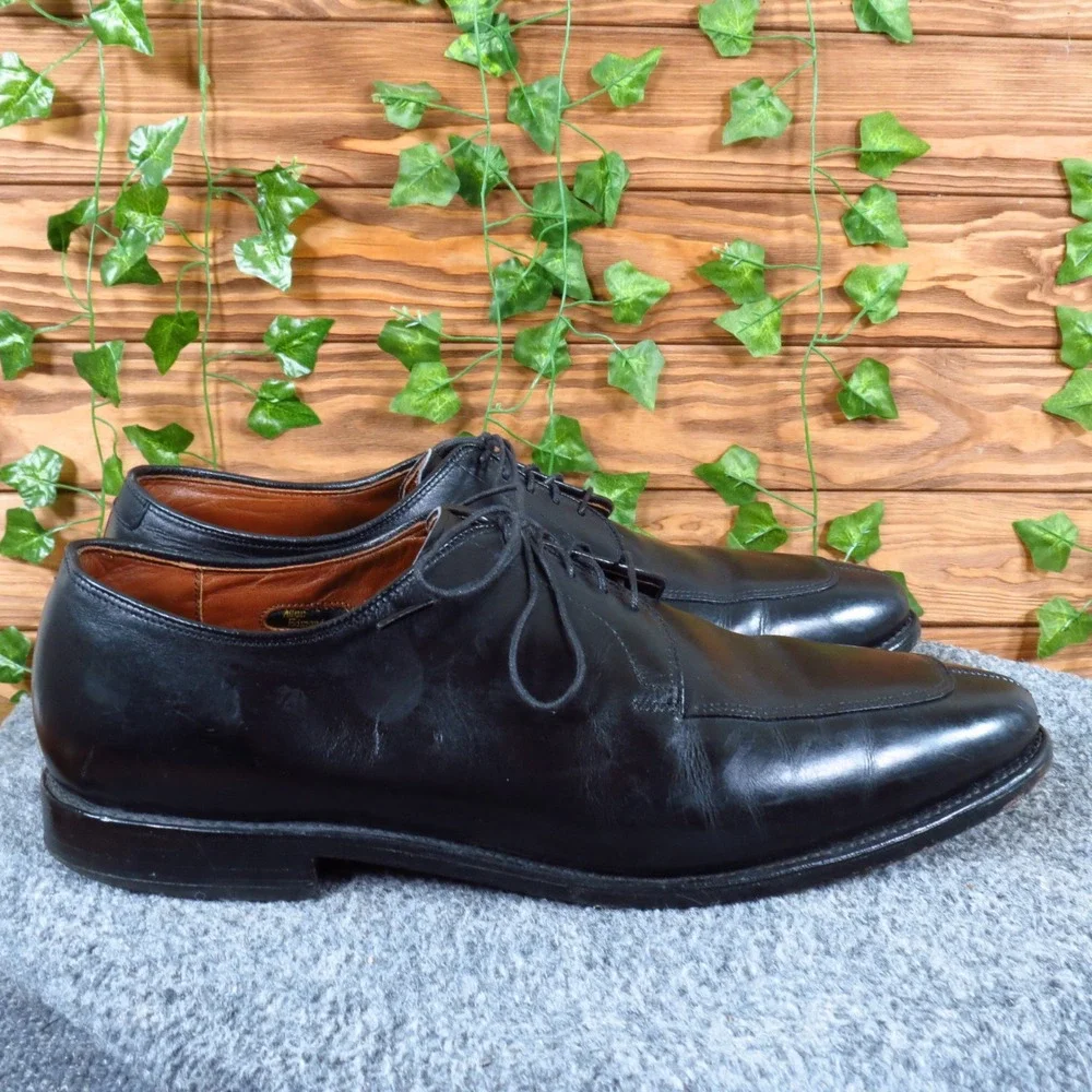Allen Edmonds Delray Shoes Mens 11.5‎ A Black Leather Split Toe Dress Men main image 2